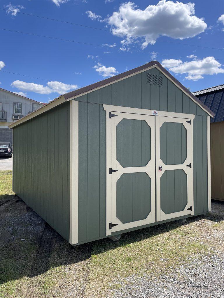 10×16 Utility Shed – Evergreen