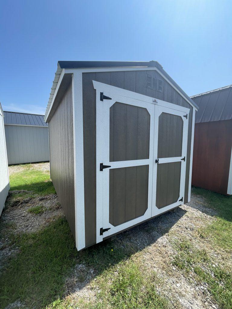 8×12 Utility Shed – Urethane Driftwood